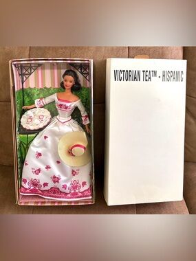 Victorian Tea Hispanic Barbie Doll Year 2002